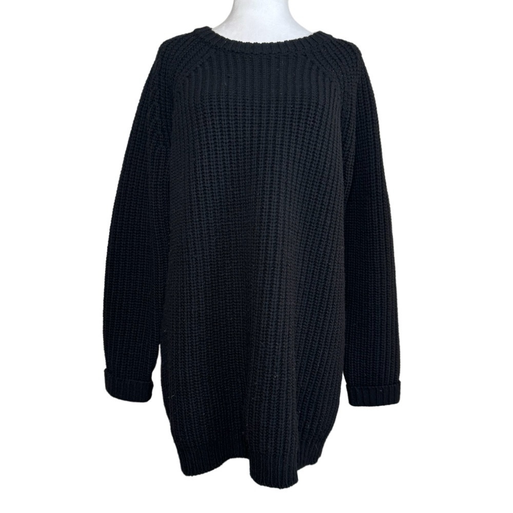 Emerson Fry Virgin Wool Chunky Knit Long Sweater - Picture 2 of 8